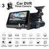 MD-DVR 4'' Three Lens Mirror Car DVR 1080p Full HD Video Driving Recorder Rearview Camera Dash Cam G-Sensor Night Vision Dashcam