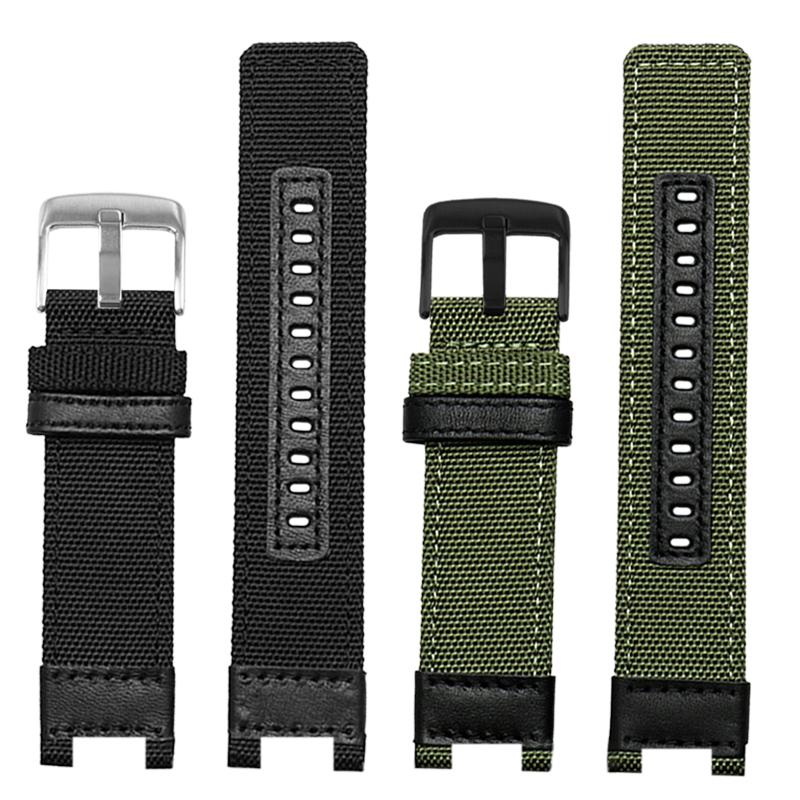 ONENylon Холст Кожаный Ремешок Для Часов Для G-shock Casio GST-B100/S130/S100G/W300G/W330/400G/410 GST-W120L/S120/W130L/S110 Мужской РемешокMN