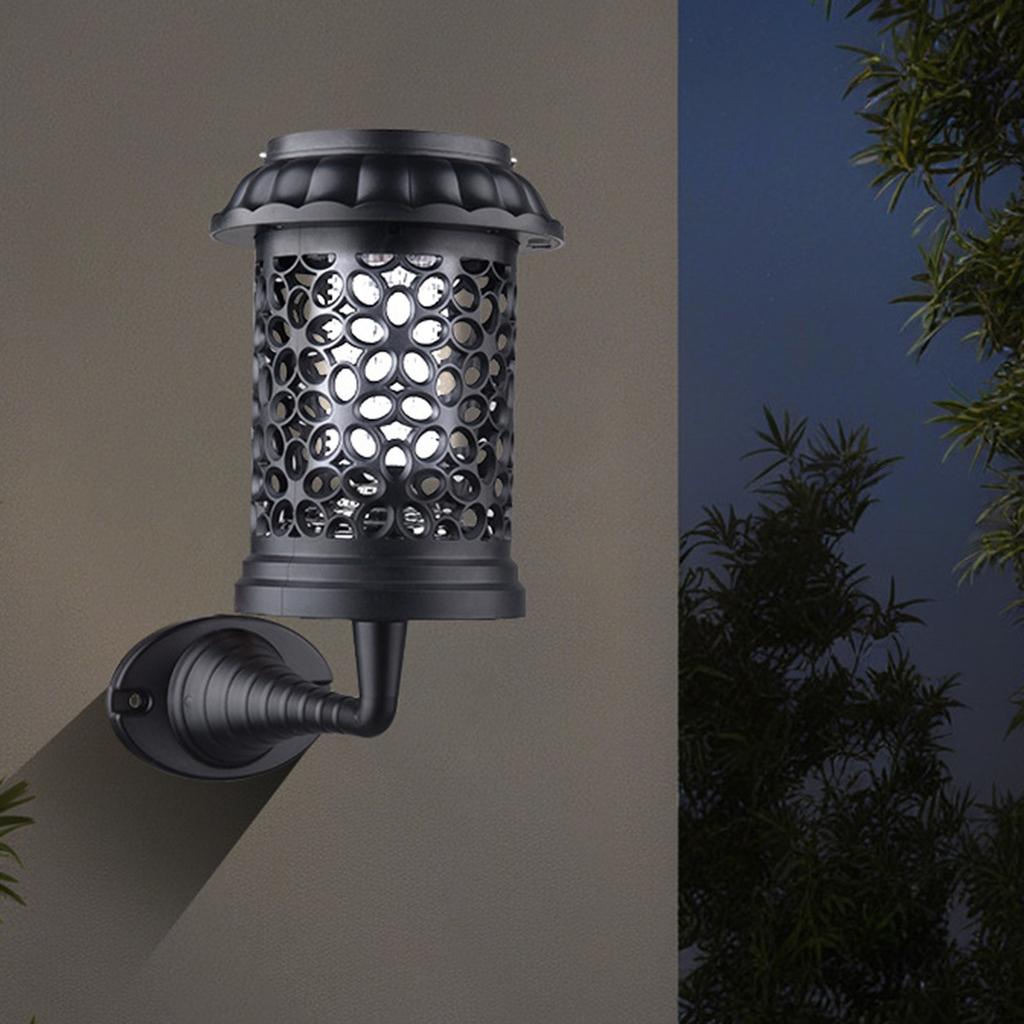 Solar Mosquito Lights Household Physical Electric Mosquito Lamp Outdoor Waterproof Garden Villa Purple Light Mosquito  Lamps
