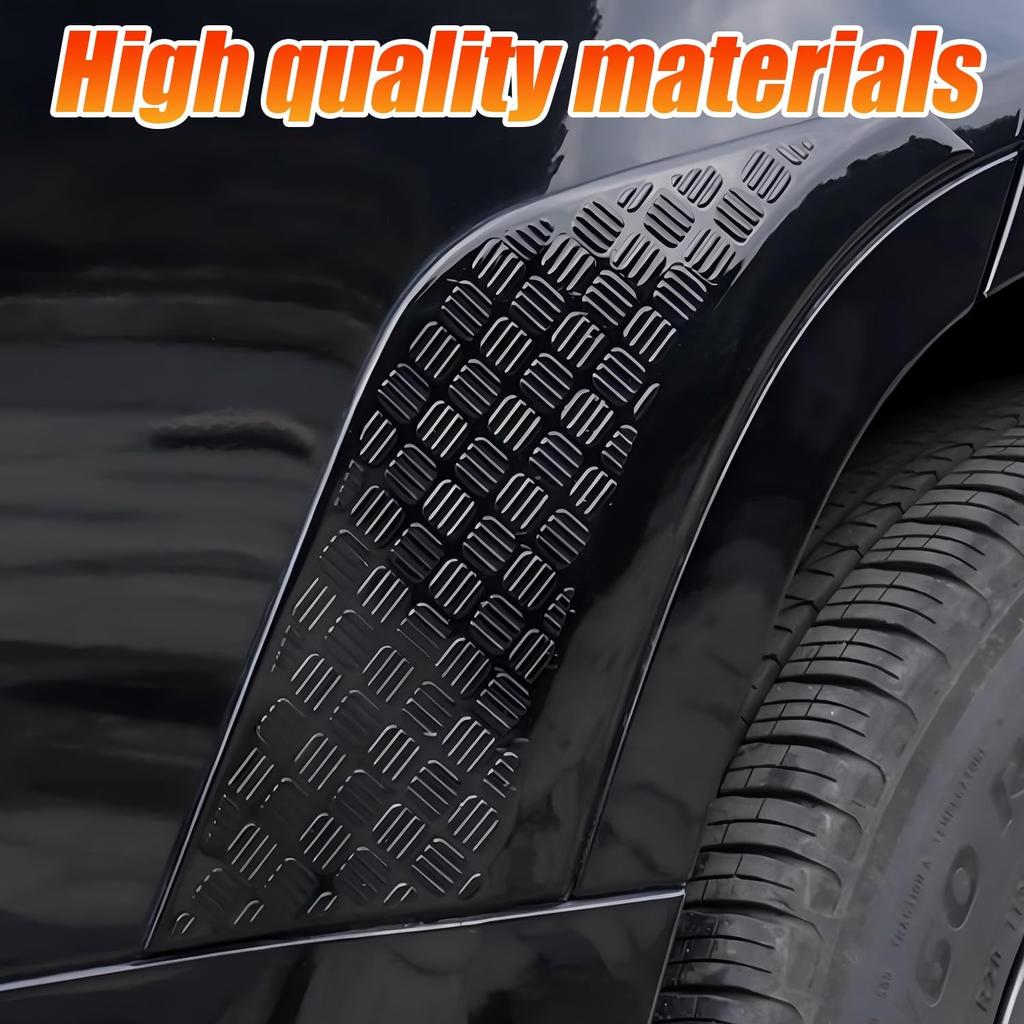 Rear Wheel Arch ABS Black Body Anti-Scratch Protection Cover Trim Kit Compatible With -2025 Land Rover Defender 110 130 Decoration Armor Sticker Trim