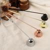 Stainless Steel Candle Flame Snuffer Bell Shape Cover Candle Stopper Wick Snuffer  for Home Safety
