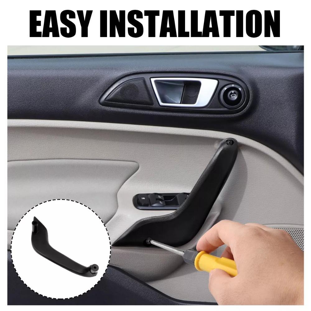1/2PCS For 2011- 2020 Ford Fiesta ABS Auto/Manual Power Window Driver Inner Door Pull Handle