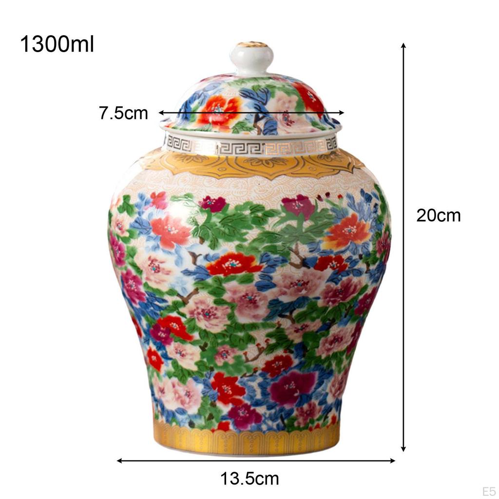 Керамический набор ваз с цветочным рисунком для украшения дома