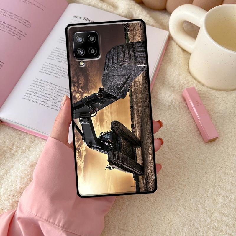 Чехол-экскаватор для Samsung Galaxy A54 A34 A14 A13 A12 A22 A32 A52 A72 A51 A71 A53 A52S Задняя крышка