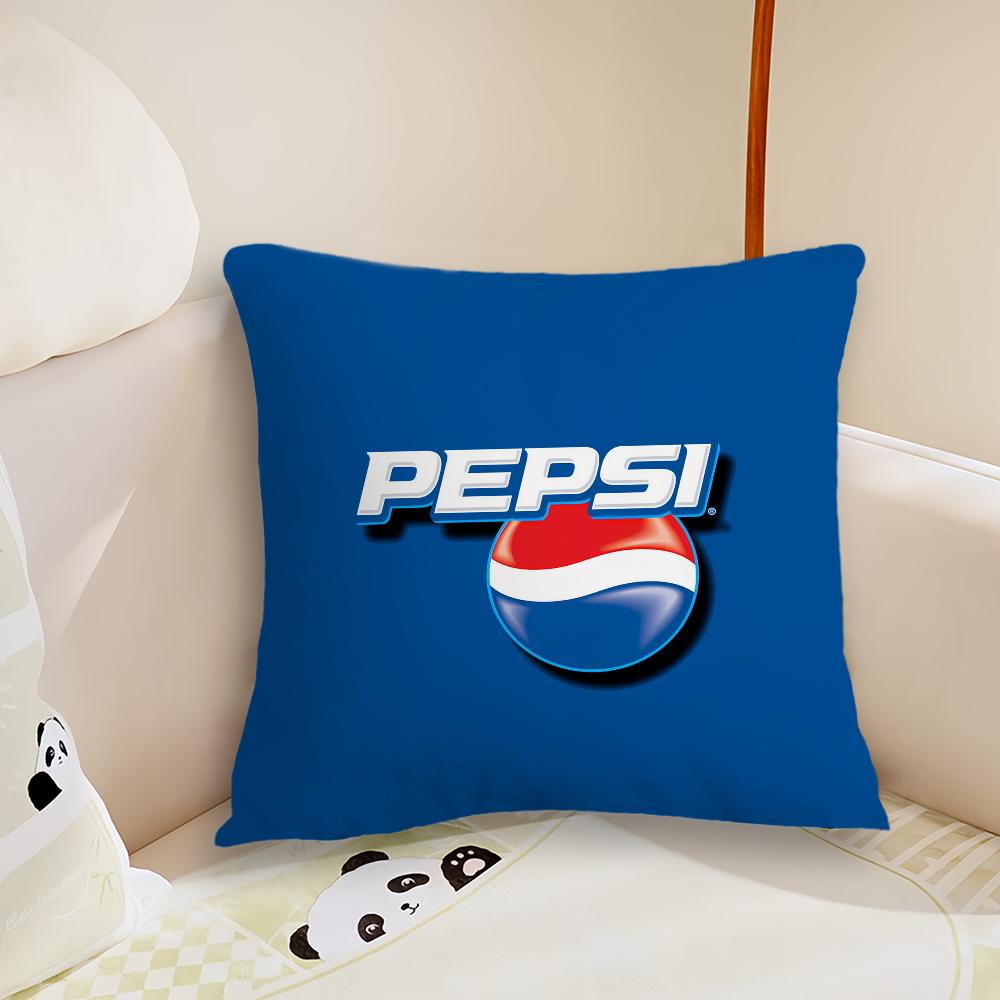 Мода Искусство Логотип наволочка Гостиная Изголовье Спальня Офис Подушка Подушка Диван Время для сна П-пепси К-кола Наволочка
