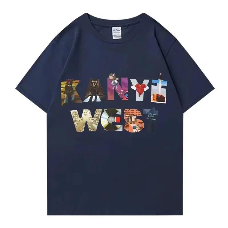 Y2K HipHop Kanye West Album TShirt Harajuku Fashion Graphic Apparel Vintage Street Style Short Sleeve Unisex Women Men Tshirt