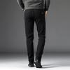 Plus Size Men Warm Thick Jeans Winter Business Stretch Black Jean Trousers Brand Pants