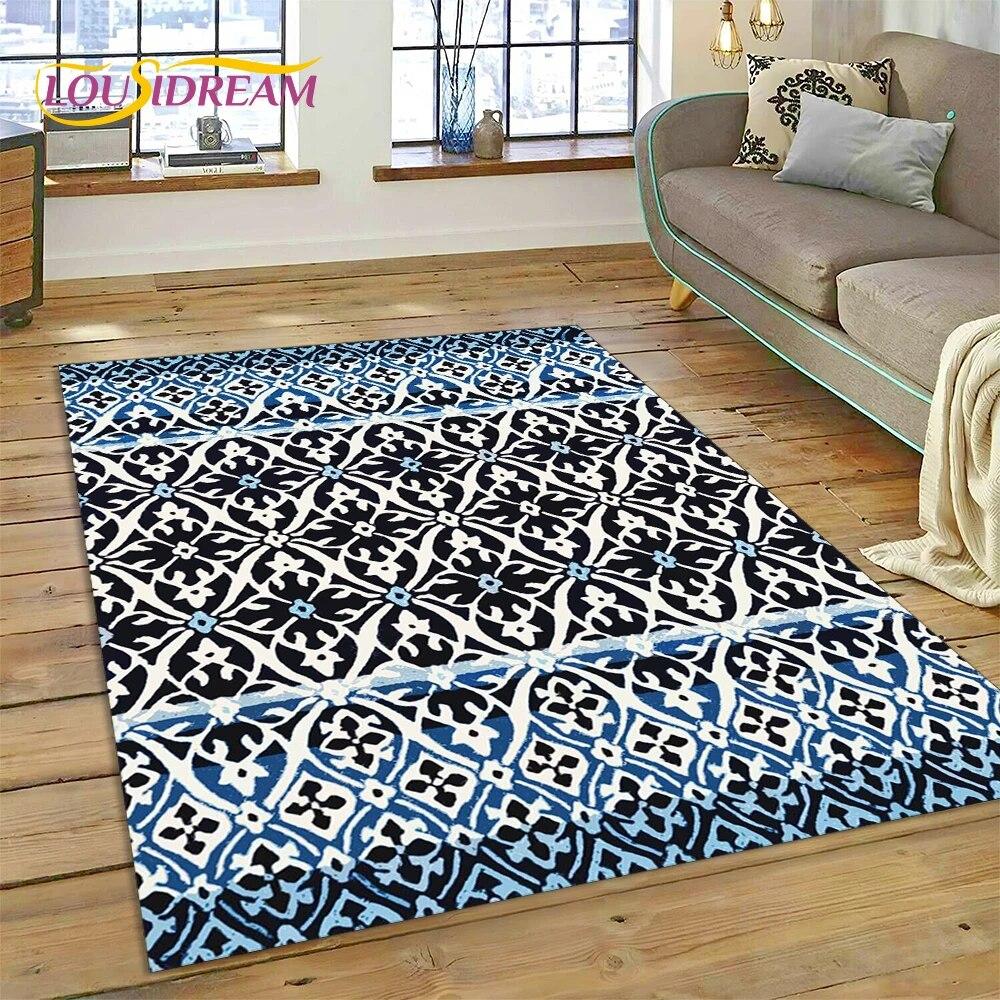 Classics Bohemia Nordic Turkish Celts Carpet Rug for Home Living Room Bedroom Sofa Doormat Decor,kid Area Rug Non-slip Floor Mat