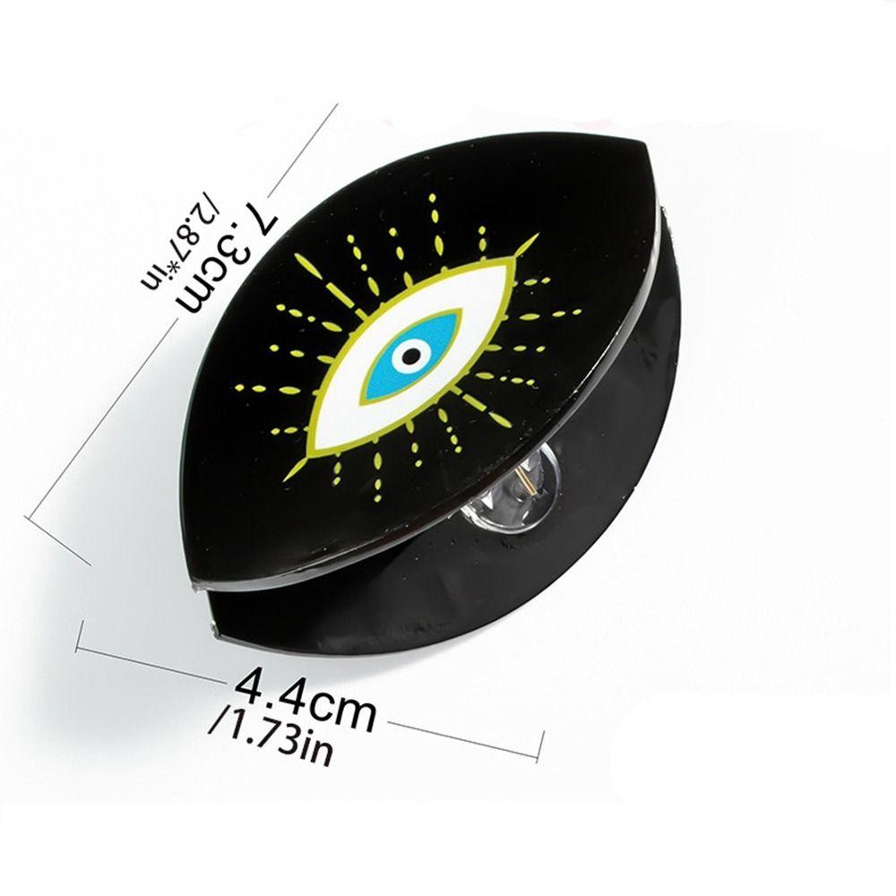 Kroean Style Blue Demon Eye Hair Claw Ponytail Holder Hair Clip Blue Devil's Eye Shark Clip Girls