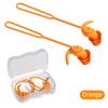 1 Pair Silicone Corded Ear Plug Waterproof Waterproof Earplug Safe Swimming Earplugs  Adults Kids