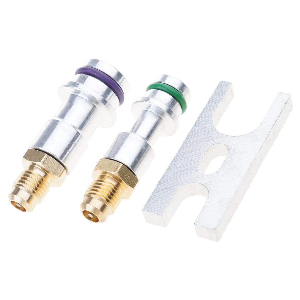 Заглушка для проверки герметичности автомобильного кондиционера, соединитель для шланга охлаждения, инструменты для технического обслуживания и обнаружения утечек в трубах кондиционера автомобиля