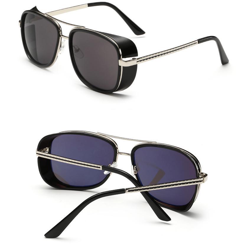 Солнцезащитные очки Очки Тони Старк Зоннебрил Открытый Панк Железный человек Очки Mannen Мужчины Женщины Изящные ювелирные изделия