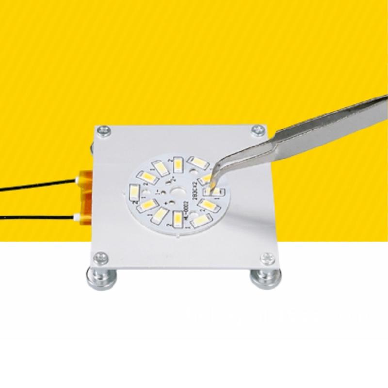 Металлическая нагревательная паяльная платформа Светодиодные ламповые бусины Паяльный стенд Светодиодный съемник ламп Металлическая нагревательная платформа Светодиодный съемник