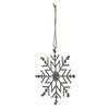 Hill Interiors Rustic Snowflake Christmas Hanging Decoration