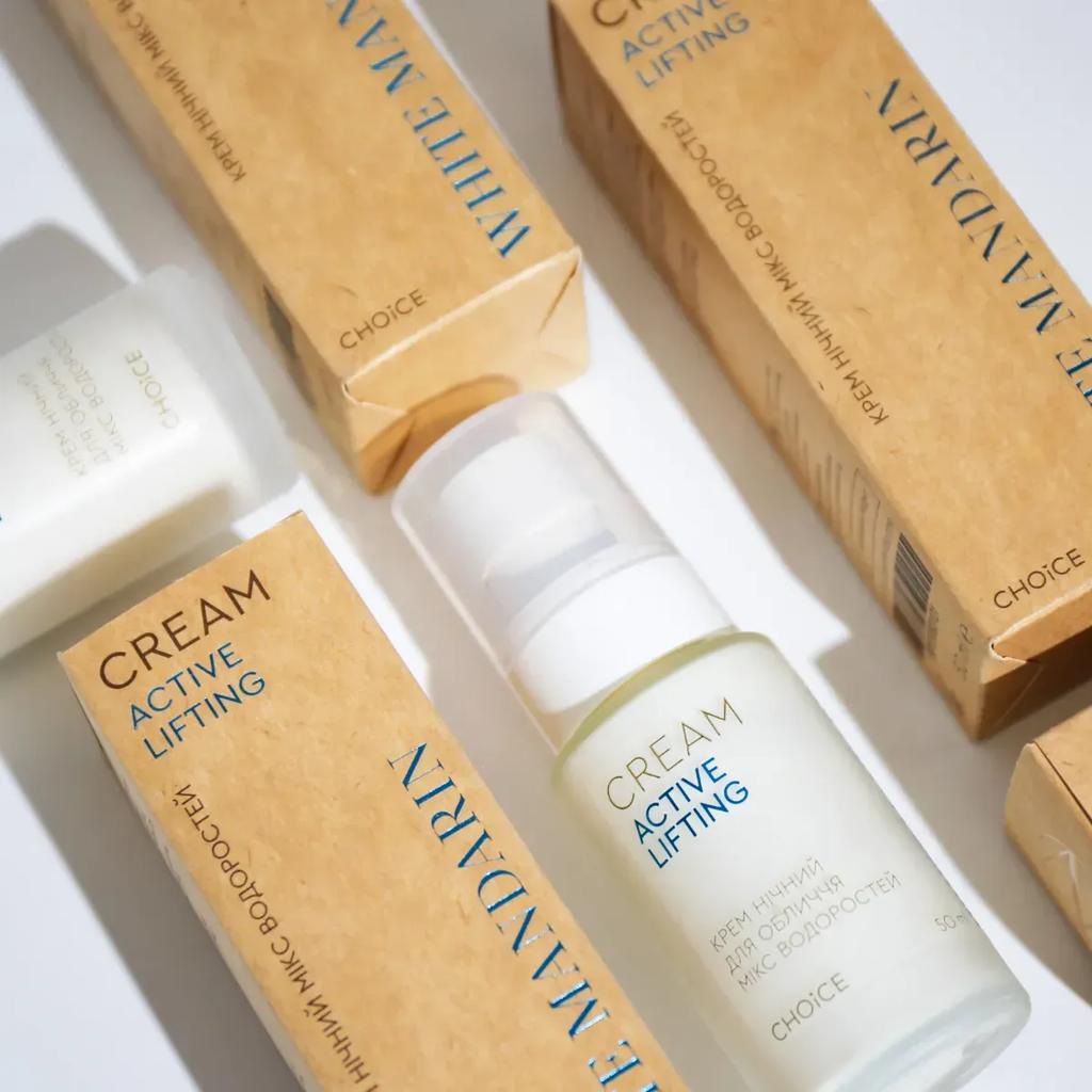 Night Cream Algae Mix ACTIVE LIFTING White Mandarin 50 Ml