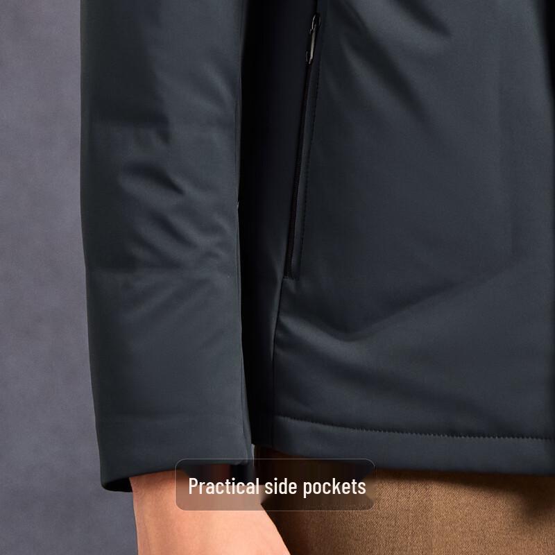 Antonio Men's Lightweight Business Stand-up Collar Down Jacket