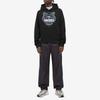 KENZO Classic Tiger Head Sweatshirts Men's Black Hooded Moderate Heavyweight FB55SW3104XA-99