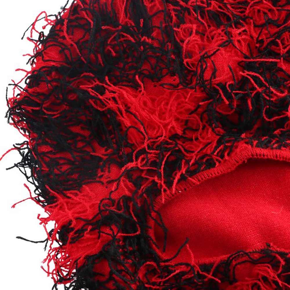 Лыжная маска на все лицо, Балаклава, вязаная шапка на Хэллоуин, шапка-бини, женские шапки