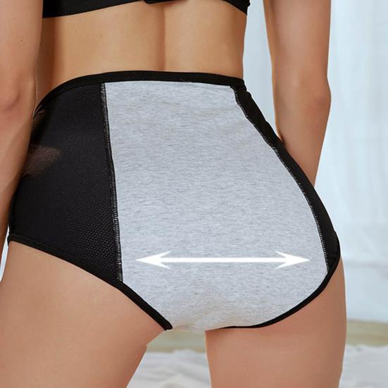 Chic Lady Panties Solid Color Anti-septic Underwear Quick Dry Lady Panties for Work