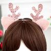 PartyPang Christmas Pretty Hairband, Rudolph Pink