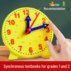 Учебное пособие "Часы" для детей 1-го и 2-го классов: Двуручная и трехручная когнитивная модель обучения