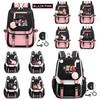 Унисекс Рюкзак в стиле Blackpink Лиса Звездное небо Оксфордская ткань Повседневная Дорожная Сумка