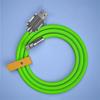 120W 6A Super Fast Charge Liquid Silicone Cable Type C Charger Micro USB Data Line 2m with Indicator Light
