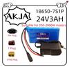 Air Fast Transportation18650 Lithium Battery Pack 24V29.4V battery7S1P3AH Suitable for 250-2000W Motor New Full Capacity+charger