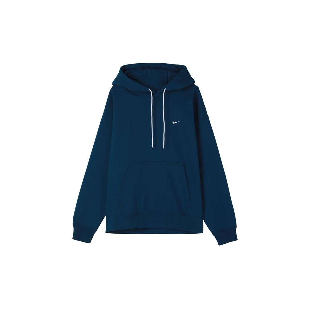 Nike FW22 Solid Color Hooded Long Sleeve Sweatshirt Unisex Tops Blue DA0316-460