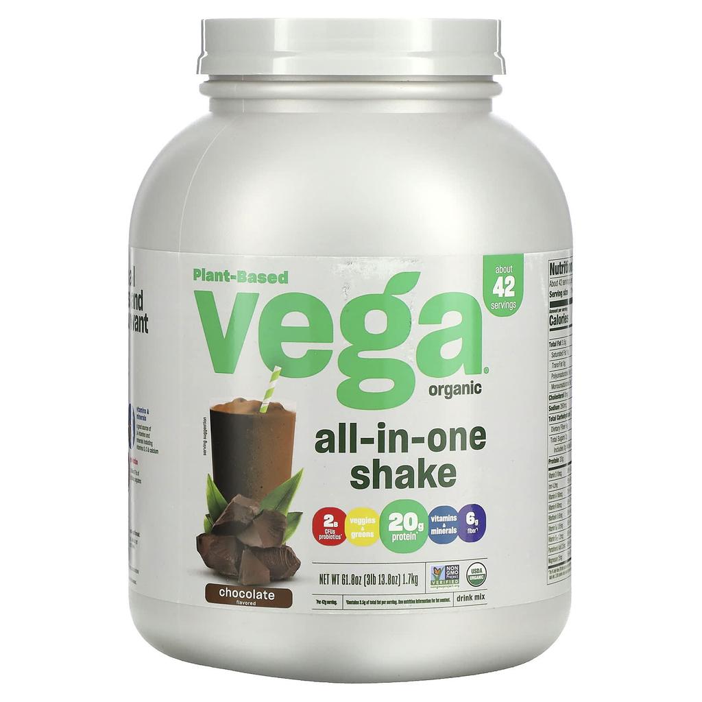 Vega One, All In One Shake, Chocolate, 3 Lbs (1.7 Kg)