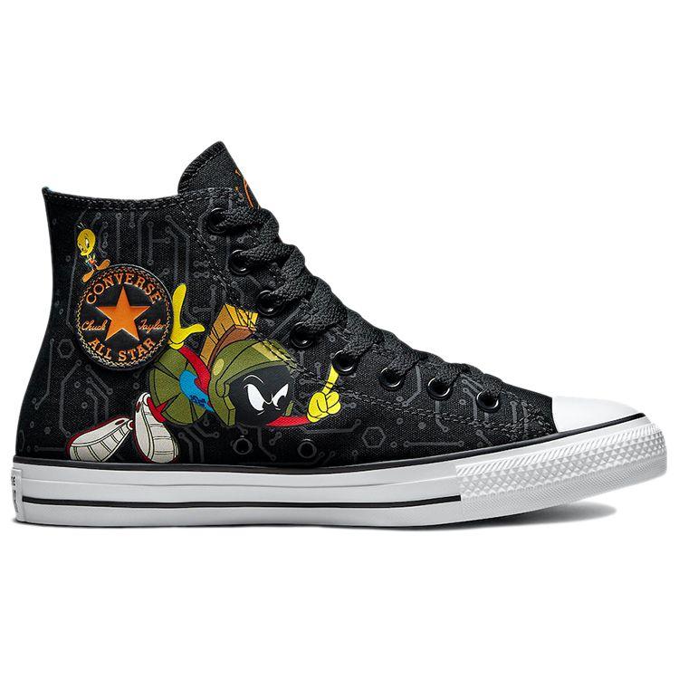 Space Jam X Converse Chuck Taylor All Star High Tune Squad Unisex Sneakers Black Multi White 172485C