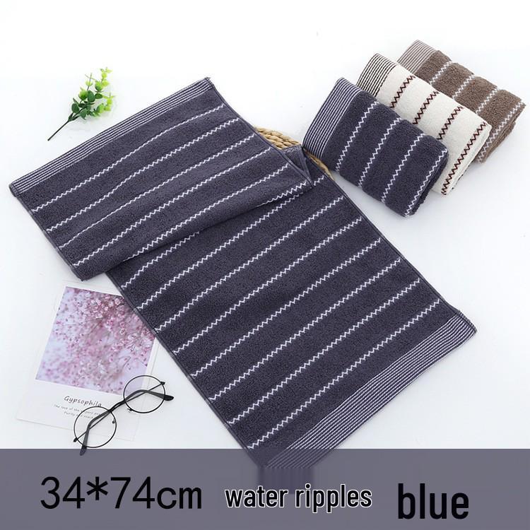 Custom Embroidery Cotton Face Wash Towel for Home Use and Supermarket Promotions
