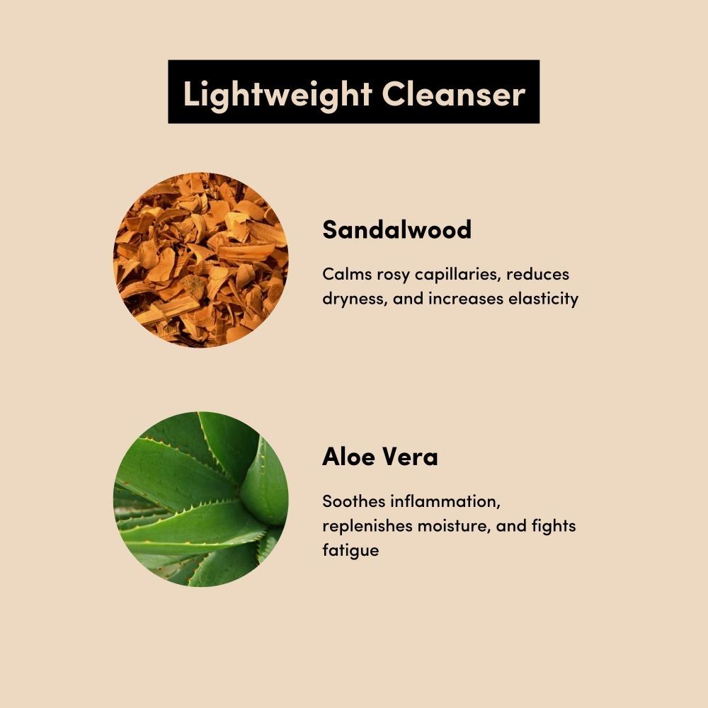 Urban Veda Сандаловое дерево, шалфей, успокаивающее средство для умывания лица, 5,0 унций