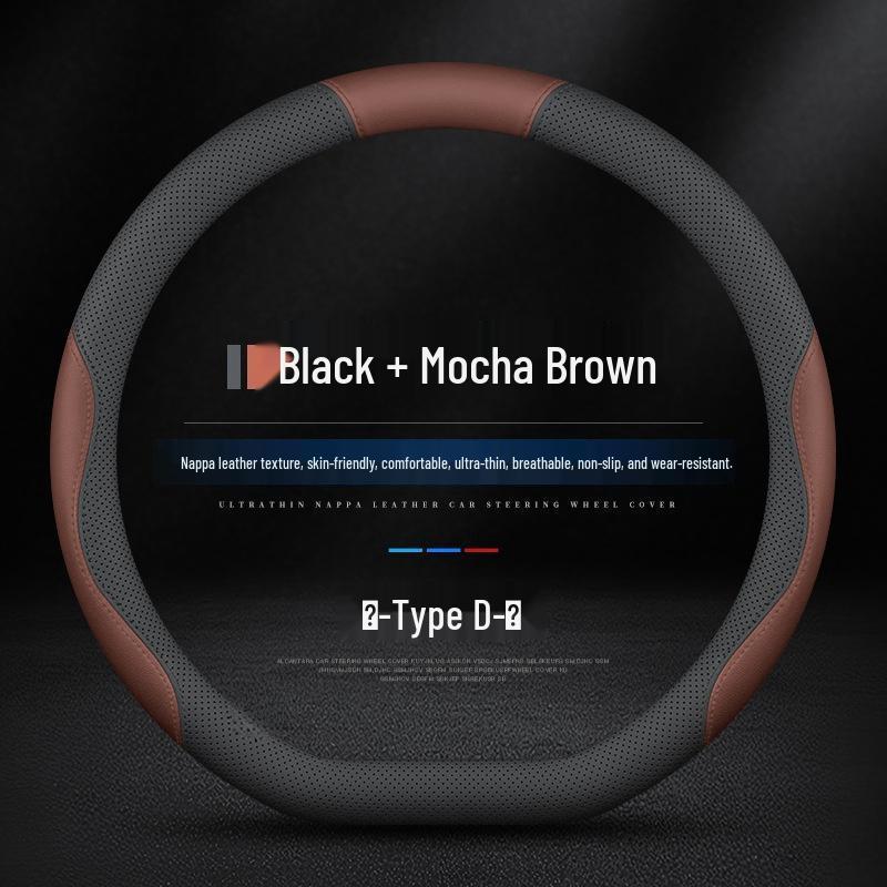 Ideal Steering Wheel Cover: Ultra-thin Genuine Leather, Fits L6L7, L8L9, Ideal ONE 2025 Model, All-Season Use