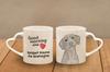 Basset Fauve de Bretagne, Fawn Brittany Basset - cup with a dog, adorable cup with a heart-shaped handle, universal gift from the Art-Dog brand
