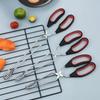 Barbecue Scissor Tongs Grilled Food Tong Long Handle Scissor BBQ Bread Roast Clip Kitchen Baking Tongs Rotisserie Grill Barbecue