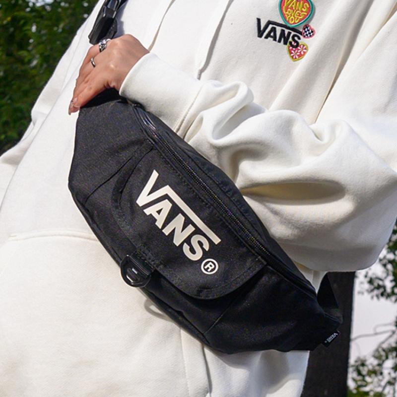 Vans Полиэстеровая поясная сумка обычная унисекс черная Vans VN0008YYBLK