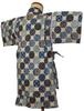 Round Made In Variable Summer Summer Room Wear [Warudo] Children's Jinbei, Boys, Kids, Jinbei, Pattern, Beige, Japan, Weave, 100% Cotton, Sizes 90,