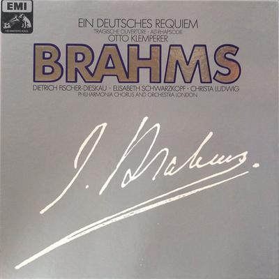 Виниловая пластинка ИОГАННЕС БРАМС - ОТТО КЛЕМПЕРЕР, D - Ein Deutsches Requiem / Tragische O 1C1530129596 His Master's Vo Германия Классика Б/у