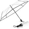 Fully Automatic Foldable Windproof Transparent 3 Fold Travel Umbrella for Men and Women, Suitable for Rainy Days Outdoor Activities