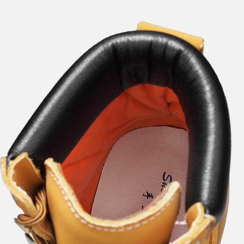 Мужские и женские ботильоны из натуральной кожи, короткие ботинки, ретро ботинки в стиле милитари, повседневная обувь