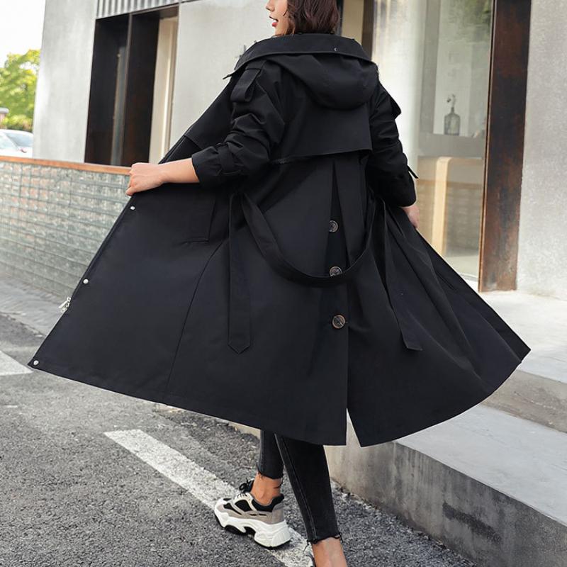 Новые женские длинные куртки осень-зима однотонные съемные плюшевые женские парки с капюшоном и меховым воротником толстое пальто-пуховик