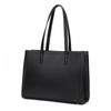 Risuppi Recruitment Large A4 Solid Formal Commuter Business Job Hunting Tote Simple Perfect for Job Job Business Shoulder Black Women's Bag, Capacity,