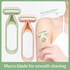 Бритва для женщин с мягкими подмышками и ногами для бритья волос - без черных точек - макролезвие для носа и бровей