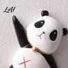Panda Switch Sticker 3D Light Sticker Cute Decal Easy Peel Funny Yoga Pose Decor & Stick Wall Art for Home Bedroom Living Room Accessory