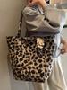 Модная сумка-шоппер с леопардовым принтом 2025 года - трендовая, универсальная и легкая сумочка