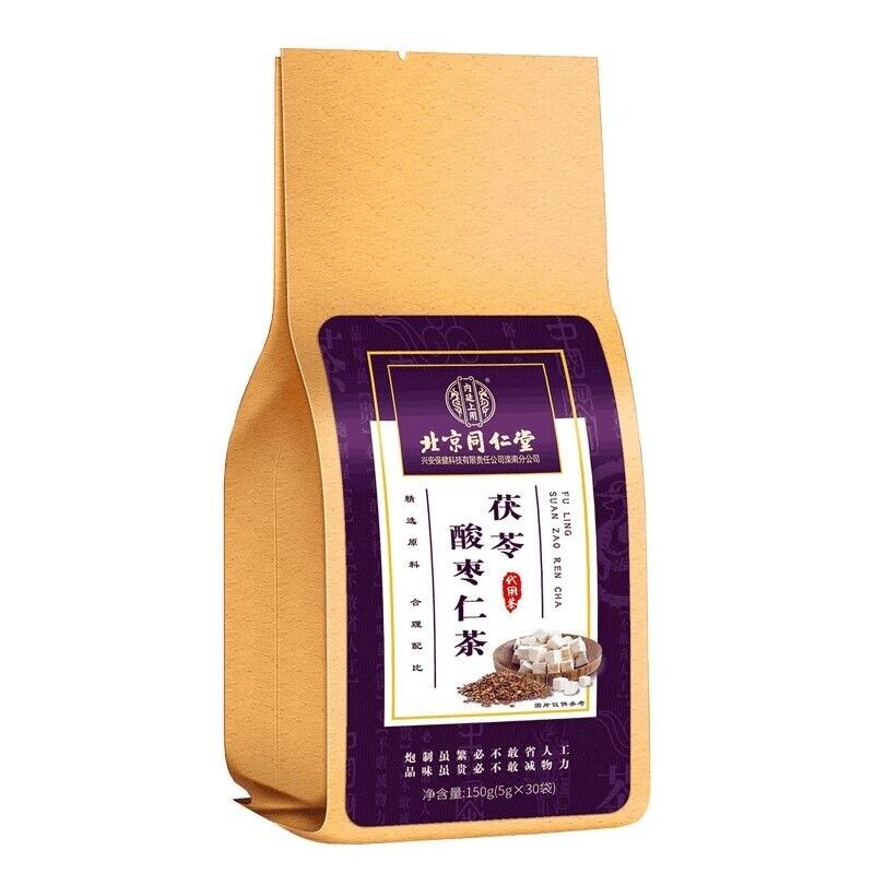 Чай из семян фиников Poria Cocos Spina 200 г. Чай из семян дикого ююбы. Травяной чай для здоровья.