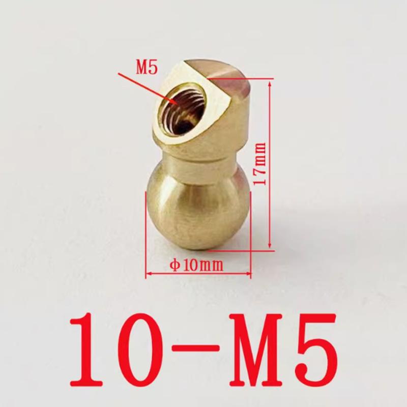 Hot Sale 1pcs Brass CNC Machine Tool Oblique Spray Brass Ball Coolant Nozzle Tool Holder Ball Joint Nozzle Accessories