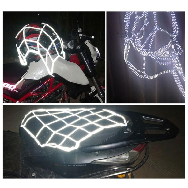 Cargo Net MotorcycleHelmet Mesh Luggage Tie Down Bungee Cord 16''x16'' Net