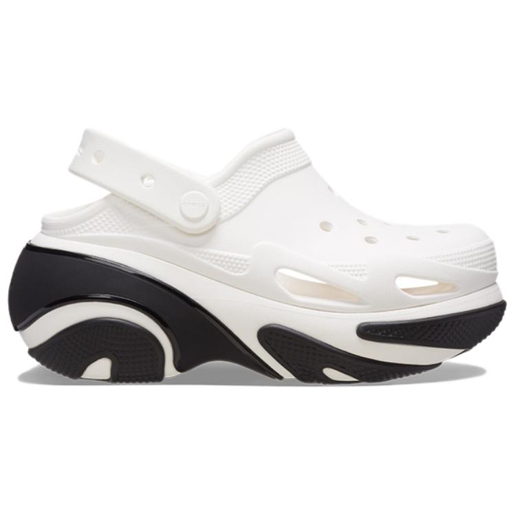 Crocs Bubble Crush Clog White Black Unisex Sneakers 210061-100